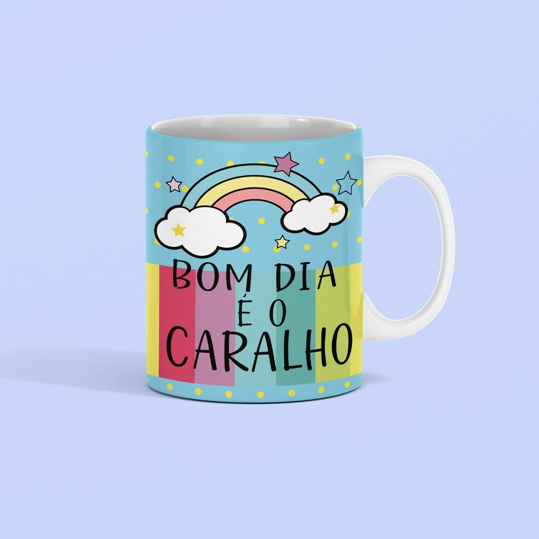 Caneca | Bom dia é o caralho - Montaart Caneca | Bom dia é o caralho - Montaart